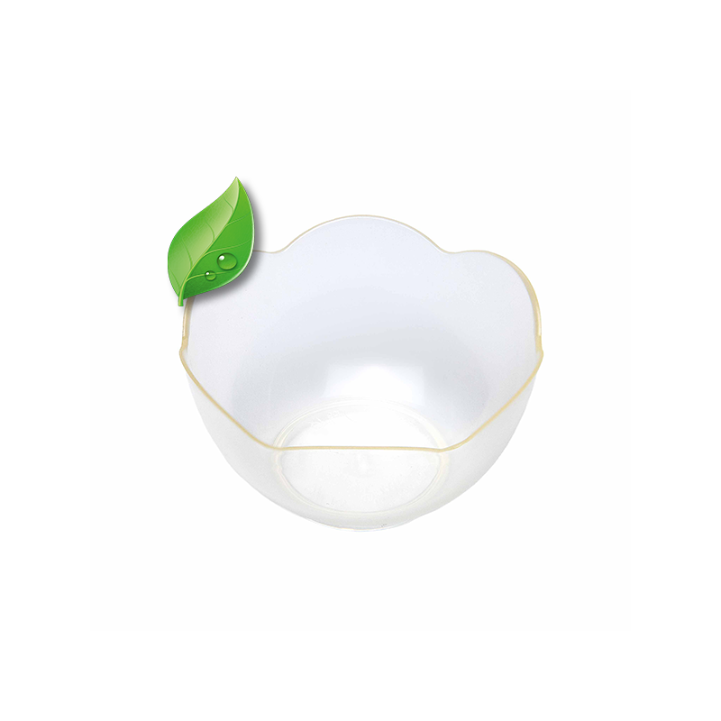 600 VERRINES MINI-LOTUS 6 CL- 3 coloris disponibles : translucide, blanc, noir - matériau 100% bio-sourcé, compostable