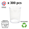 300 VERRINES RONDES MINI-GLASS 8-9 CL - coloris transparent