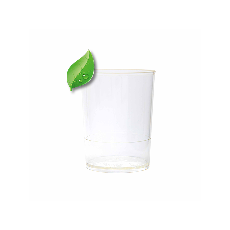 300 VERRINES RONDES MINI-GLASS 8-9 CL - coloris translucide - 100% biosourcé