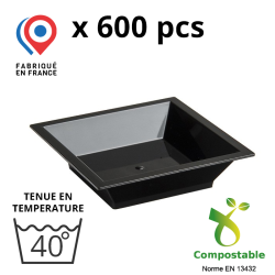 600 RAVIERS CARRÉS 1.7cl - noir -  100% BIO-SOURCE