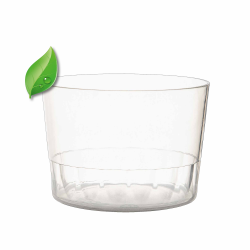 300 VERRINES RONDES BODEGA 12cl - coloris translucide - 100% BIO-SOURCE