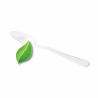 1000 mini-cuillères, coloris noir, blanc, transparent, matériau 100% bio-sourcé et compostable, longueur 96 mm