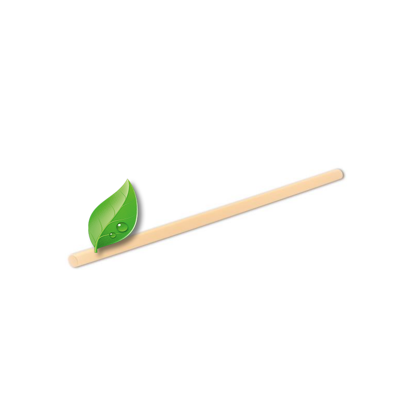 250 pailles 20cm, coloris Translucide - 100% BIO-SOURCE