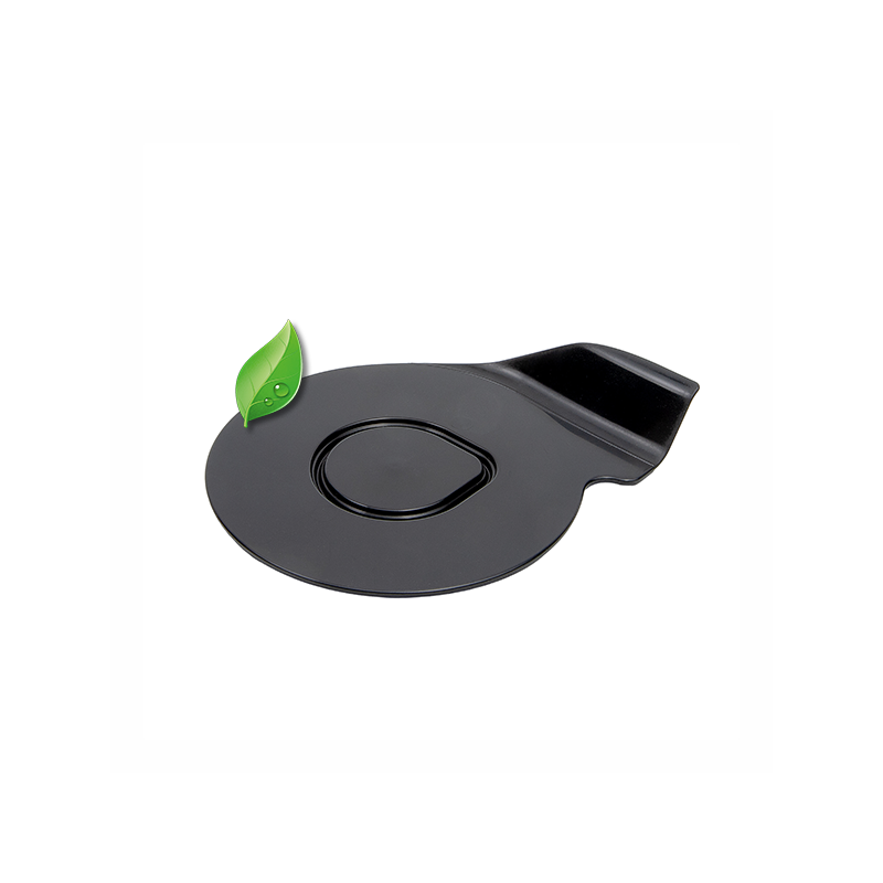 600 supports pour entremet individuel rond diamètre 83 mm - noir -  100% BIO-SOURCE