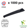 1000 cuillères à glace - coloris noir - matériau 100% bio-sourcé²