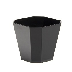 600 VERRINES CARRÉES BISEAUTÉES 5 CL - 3 coloris disponibles : translucide, blanc, noir -  100% BIO-SOURCE
